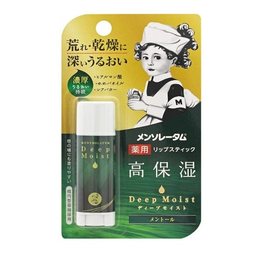 【医薬部外品】メンソレータム ディープモイスト（メントール）　【4.5g】(ロート製薬)　「(×)店舗取置不可」