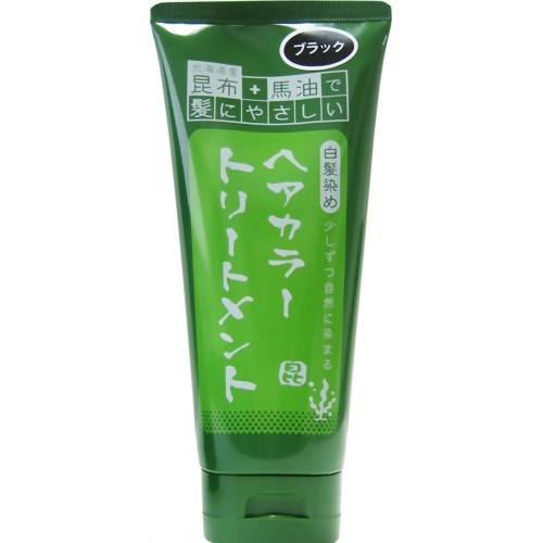 昆布と馬油のヘアカラートリートメント ブラック２００ｇ