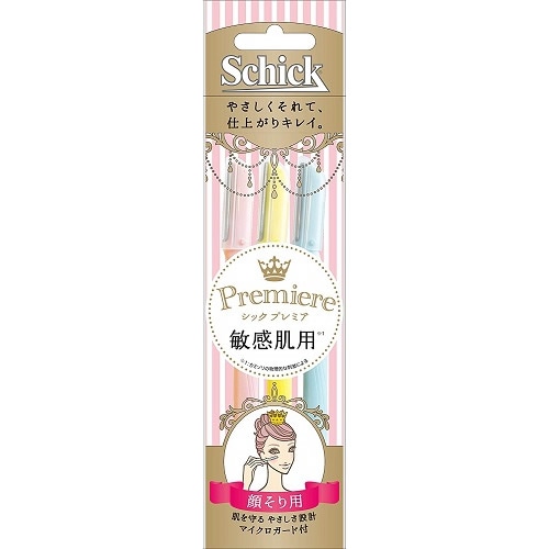 シック　プレミア敏感肌用　Lディスポ　顔そり用　(3本入)　