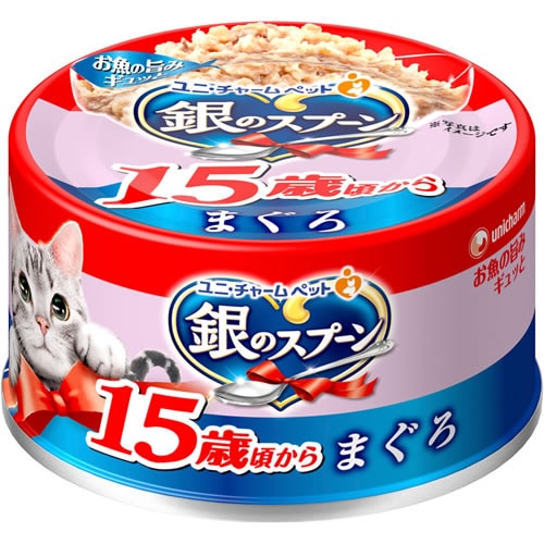 銀のスプーン　缶　１５歳以上用　まぐろ　【70g】(ユニチャーム)　