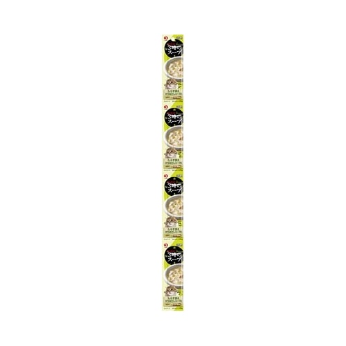 キャネット３時のスープしらす添えかつおだしスープ風（４連）【２５ｇ×４】（ペットライン）　
