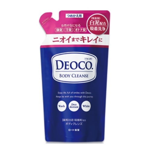 【医薬部外品】デオコ(DEOCO)　薬用ボディクレンズ　つめかえ用（250ml）【ロート製薬】　