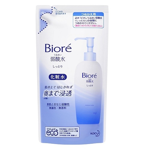 花王 ビオレ うるおい弱酸水 しっとり つめかえ用 【180ml】(花王) 「(○)店舗取置可」