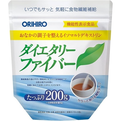 オリヒロ　ダイエタリーファイバー顆粒　２００ｇ　