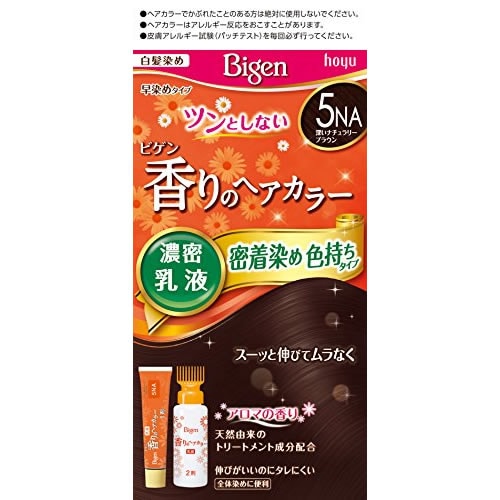 ビゲン　香りのヘアカラー　乳液　５ＮＡ　深いナチュラリーブラウン　【40ｇ+60ｍｌ】(ホーユー)