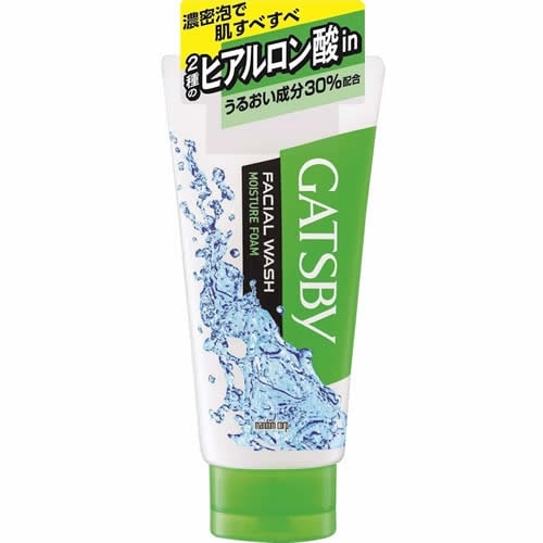 ギャツビー　フェイシャルウォッシュ　モイスチャーフォーム　【130g】(マンダム)　「(○)店舗取置可」
