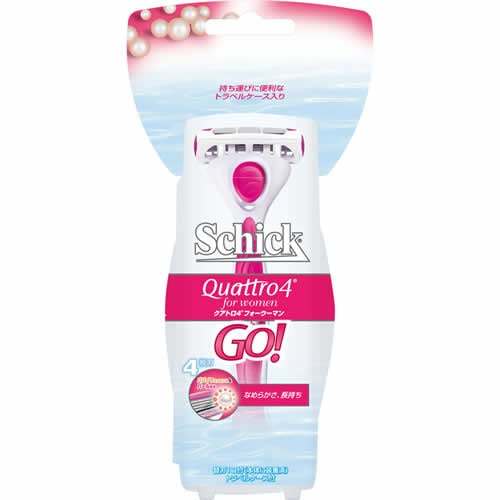 シック　クアトロ４フォーウーマン　ホルダーＧＯ（替刃装着済み）　「(○)店舗取置可」