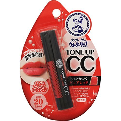 メンソレータム　ウォーターリップ　トーンアップＣＣ　ピュアレッド【４．５ｇ】　（ロート製薬）　