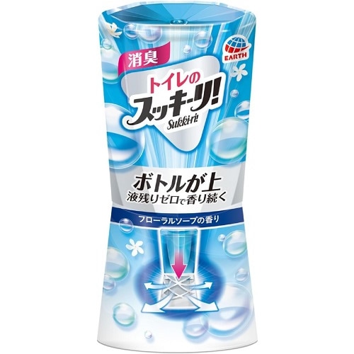 【得ダ値ＧＯＧＯ】トイレのスッキーリ！　フローラルソープの香り　　【400ml】(アース製薬)