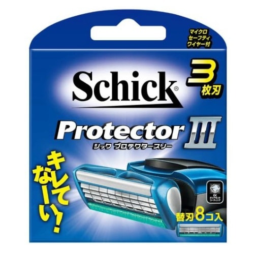 Schick(シック)　プロテクタースリー替刃【8コ入】（シック・ジャパン）　「(○)店舗取置可」