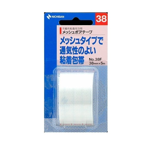 メッシュポアテープ　Ｎｏ．３８Ｆ【38mm ×　5m】（ニチバン）　