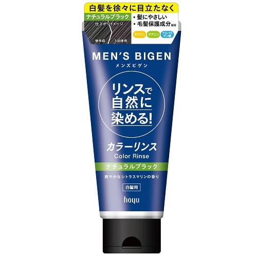 メンズビゲン　カラーリンス　ナチュラルブラック　【160g】(ホーユー)　「(○)店舗取置可」