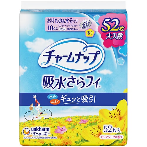 チャームナップ　吸水さらフィロングパンティライナー香り　【52枚】（ユニ・チャーム）　「(○)店舗取置可」