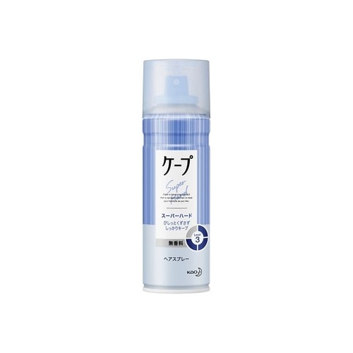 けーんけんヘアスプレー 無香料 スーパーハード ダイエースプレー9本セット ケープ スーパーハード 無香料 【135g】(花王) | 価格201円以上～1,000