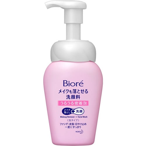 花王　ビオレ　メイクも落とせる洗顔料　うるうる密着泡　【160ml】(花王)　「(○)店舗取置可」