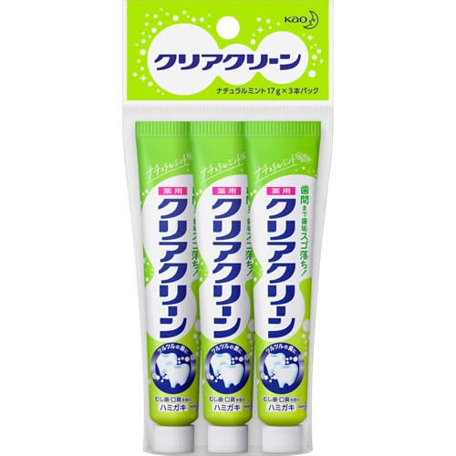 花王 クリアクリーン ナチュラルミント 17g×3個入 | すべての商品