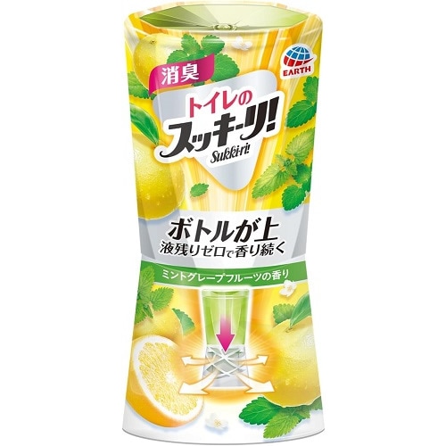 【得ダ値ＧＯＧＯ】トイレのスッキーリ！　ミントグレープフルーツの香り　【400ml】(アース製薬)　「(○)店舗取置可」