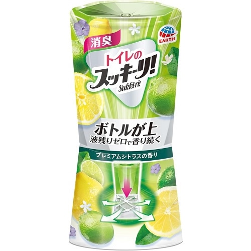 【得ダ値ＧＯＧＯ】トイレのスッキーリ！　プレミアムシトラスの香り　【400ml】(アース製薬)