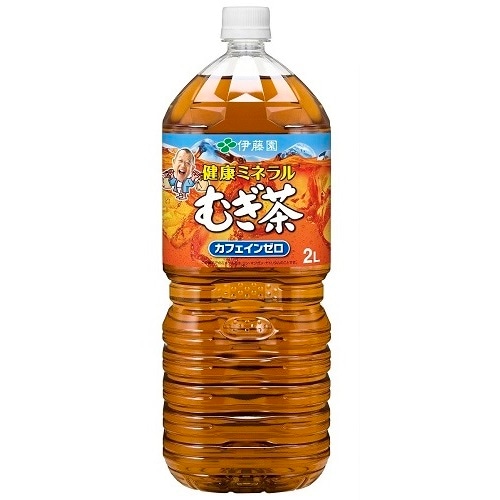 健康ミネラルむぎ茶 PET 【２Ｌ×６本】（１ケース）(伊藤園)「(×)店舗取置不可」