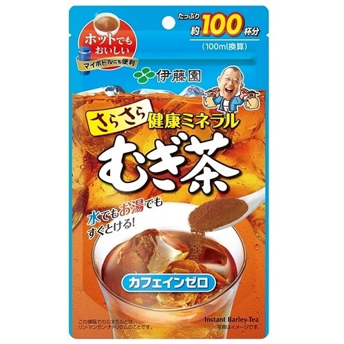 (取り寄せ商品 納期1~2週間)さらさら健康ミネラルむぎ茶 【80g×6個】(伊藤園)