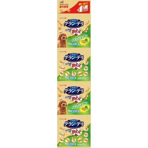 グランデリ　ワンちゃん専用おっとっと4連パック　チキン＆ベジタブル味　【24g】(ユニ・チャーム)　