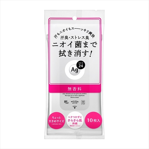 【得ダ値ＧＯＧＯ】エージーデオ２４　クリアシャワーシート　（無香料）　【10枚】(ファイントゥデイ)　「(○)店舗取置可」