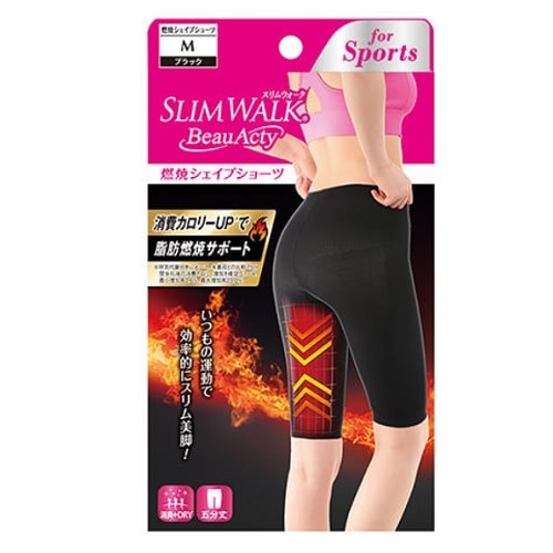 スリムウォーク　ビューアクティ　燃焼シェイプショーツ Mサイズ　【1個】(ピップ)　「(×)店舗取置不可」