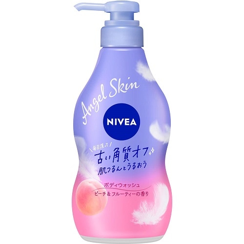 ニベア　エンジェルスキン　ボディウォッシュ　ピーチ＆フルーティーの香り　［本体］　【480ml】(ニベア花王)　「(○)店舗取置可」