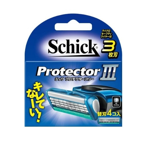 プロテクタースリー替刃【4コ入】（シック・ジャパン）　「(○)店舗取置可」