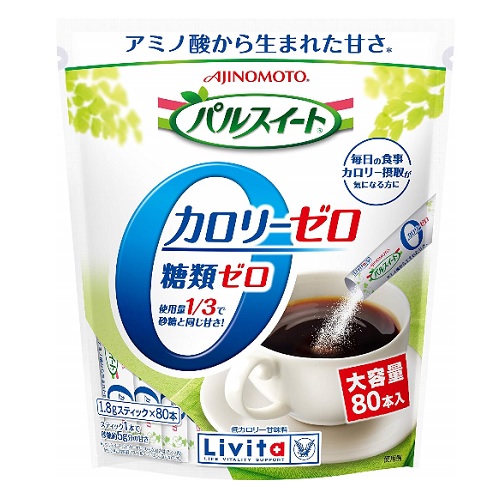 パルスイートカロリーゼロ 顆粒スティック　【80本入り】(大正製薬)　