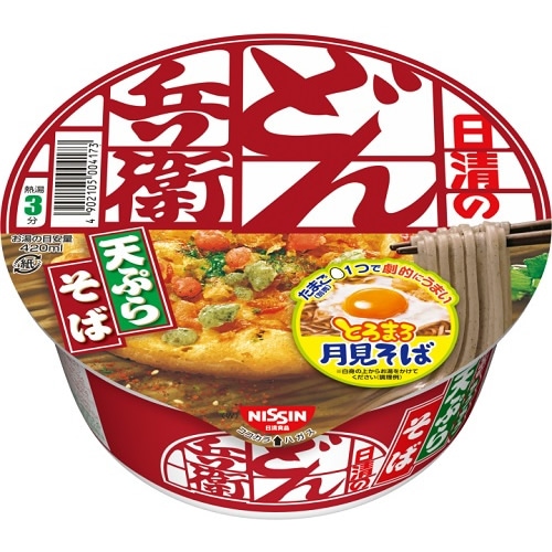 日清のどん兵衛　天ぷらそば [西] 　【100g×12個】(日清食品)　