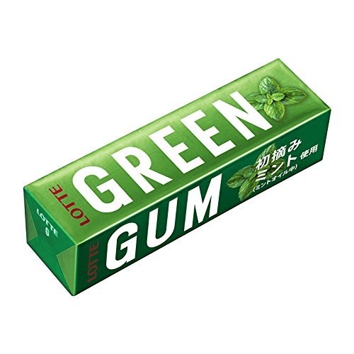 グリーンガム　【9枚入×15個】(ロッテ)　「(×)店舗取置不可」