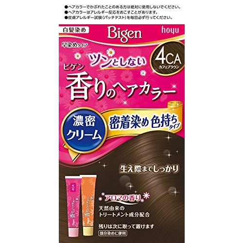 ビゲン　香りのヘアカラー　クリーム　４ＣＡ　カフェブラウン　【80g】(ホーユー)