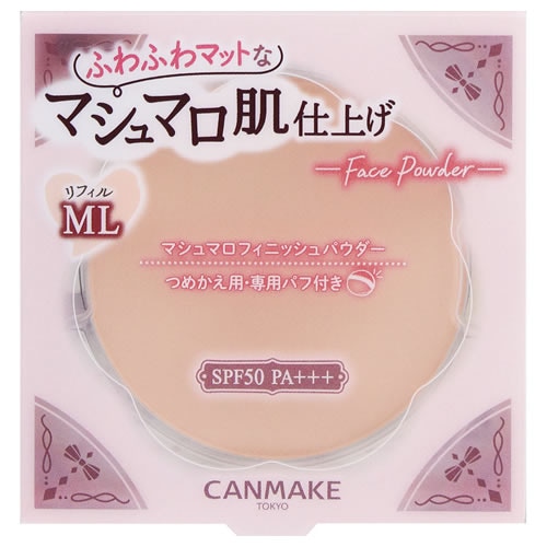CANMAKE(キャンメイク) マシュマロフィニッシュパウダー リフィル [ML]マットライトオークル 【10g】 (井田ラボラトリーズ)　「(×)店舗取置不可」