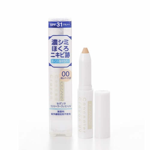 セザンヌ　コンシーラークレヨンUV　00　明るいベージュ系　【1.8g】(セザンヌ化粧品)　
