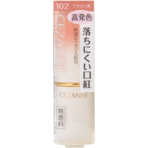 セザンヌ　ラスティングリップカラーN　102　【1個】(セザンヌ化粧品)　「(×)店舗取置不可」