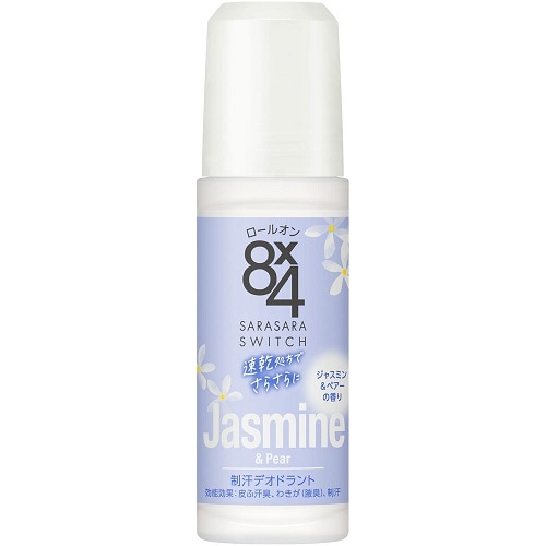 ８×４(エイトフォー)　ロールオン　ジャスミン＆ペアーの香り　【45ml】(花王)　