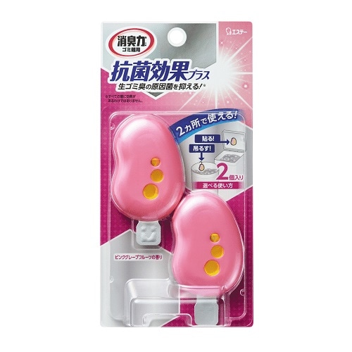 消臭力 ゴミ箱用 ピンクグレープフルーツの香り　【2個（3.2mL×2）】(エステー)　