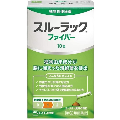 【第(2)類医薬品】スルーラック　ファイバー　【10包】(エスエス製薬)　