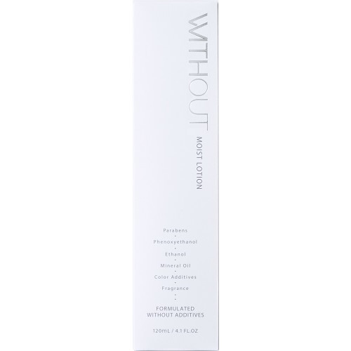 without(ウィズアウト)　モイスト ローション　【120ml】(フェース)　