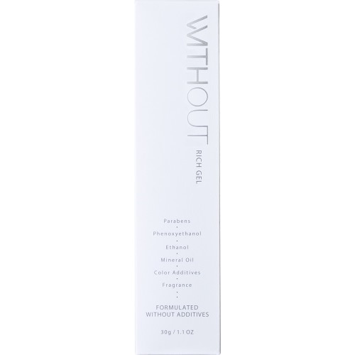 without(ウィズアウト)　リッチ ゲル　【30ｇ】(フェース)　