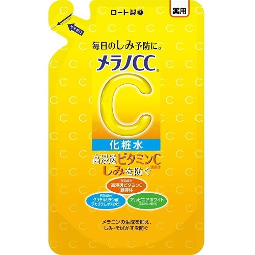 【医薬品部外品】メラノCC　薬用しみ対策　美白化粧水　つめかえ用　【170ml】(ロート製薬)　「(○)店舗取置可」