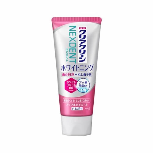 クリアクリーンNEXDENT(ネクスデント)　ホワイトニング　アップルカモミール　【120g】(花王)　「(○)店舗取置可」