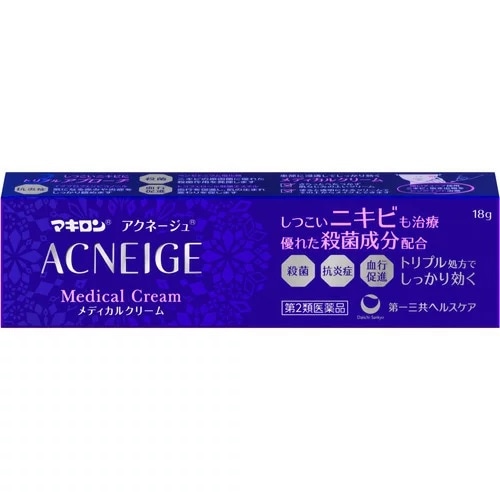 ★【第2類医薬品】マキロン　アクネージュ　メディカルクリーム　【18g】(第一三共ヘルスケア)【セルフメディケーション税制対象】　