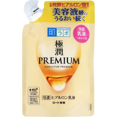 極潤プレミアムヒアルロン乳液詰替え　【140ｍｌ】(ロート製薬)