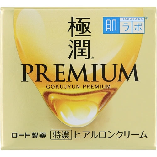 極潤プレミアムヒアルロンクリーム　【50ｇ】(ロート製薬)「(○)店舗取置可」