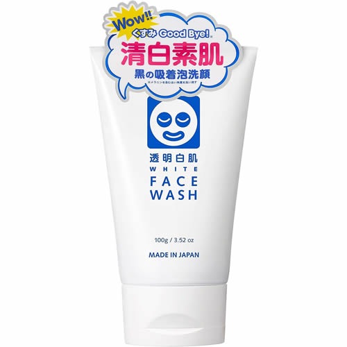 透明白肌　ホワイトフェイスウォッシュ　【100ｇ】(石澤研究所)