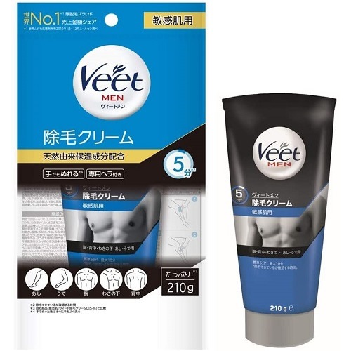 ヴィートメン　除毛クリーム　敏感肌用　【210g】(レキットベンキーザー)　