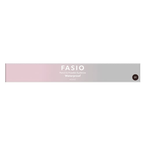 ファシオ　ペンシル&パウダー アイブロウ 01 グレー　【0.4g】(コーセー)　