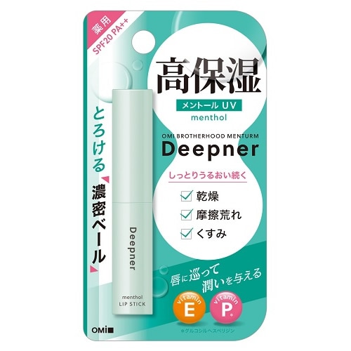 メンターム　ディープナーリップ　メントールUV　【2.3g】(近江兄弟社)　